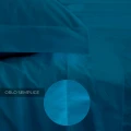 Outlet - Lenzuola Sopra Singole - Percalle TC200 di Puro Cotone -  454Sp Viola Blu Scuro - 160x290  